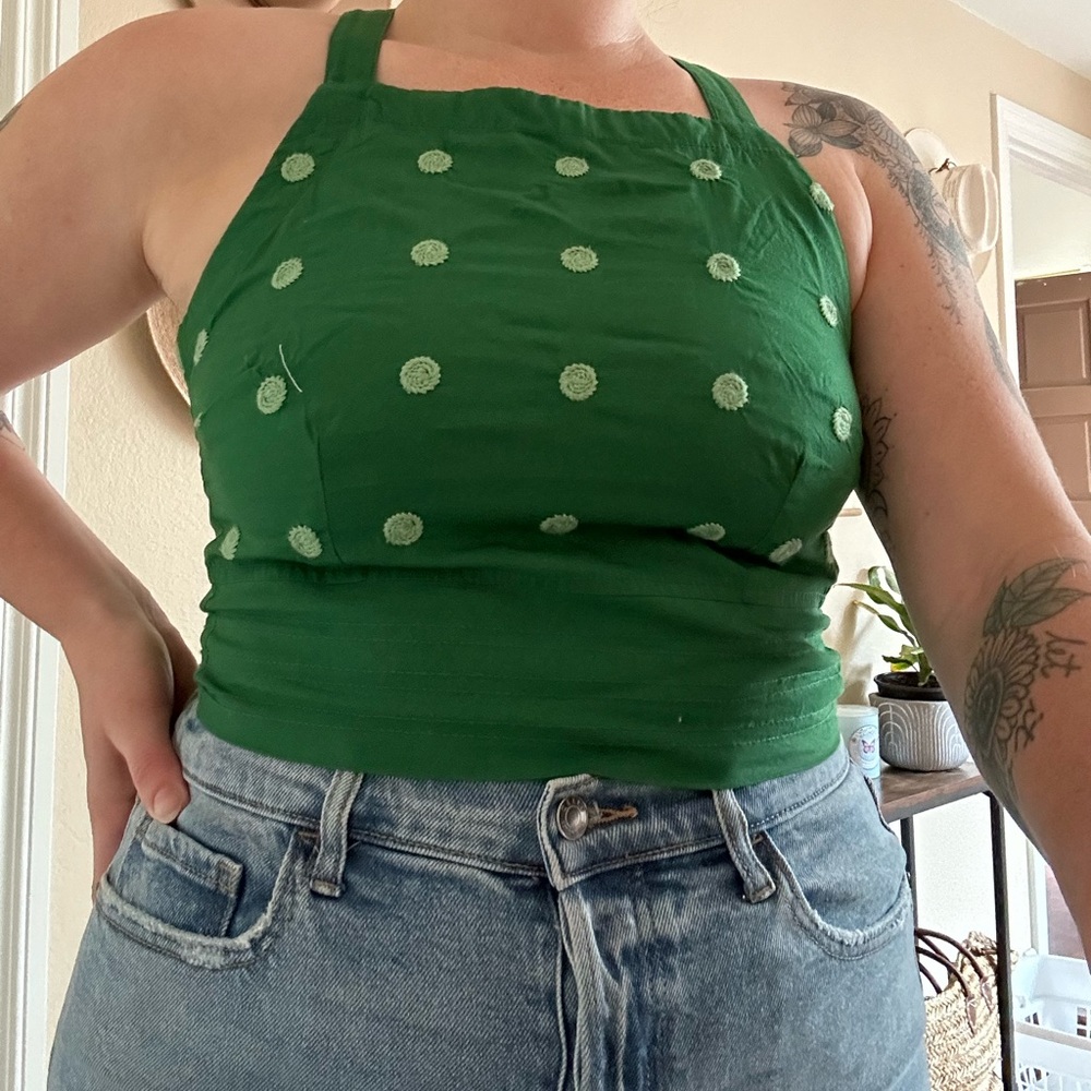 Halter style crop top